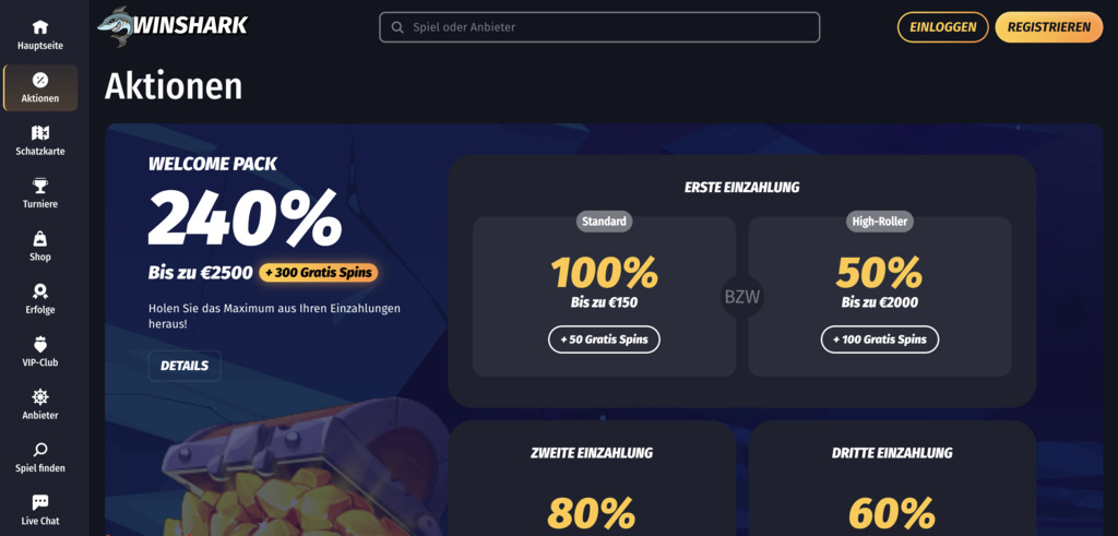 Winshark casino